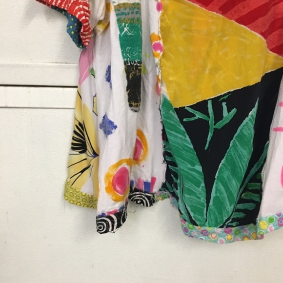 Mona Recycled Fabric Hand-painted Blouse - Picture 7 of 7